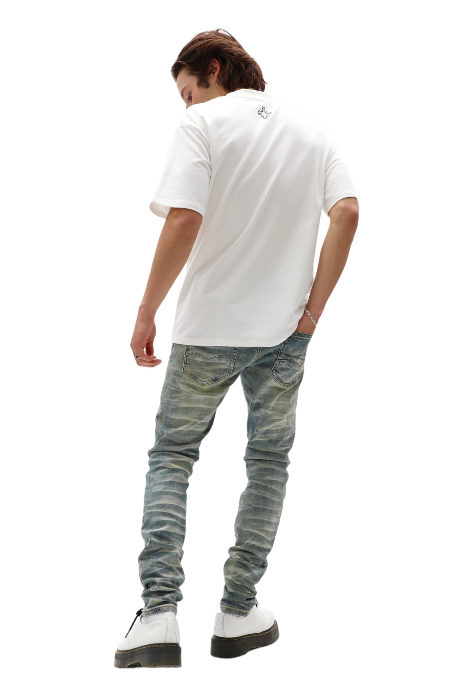 Light Blue Clay Wash Denim