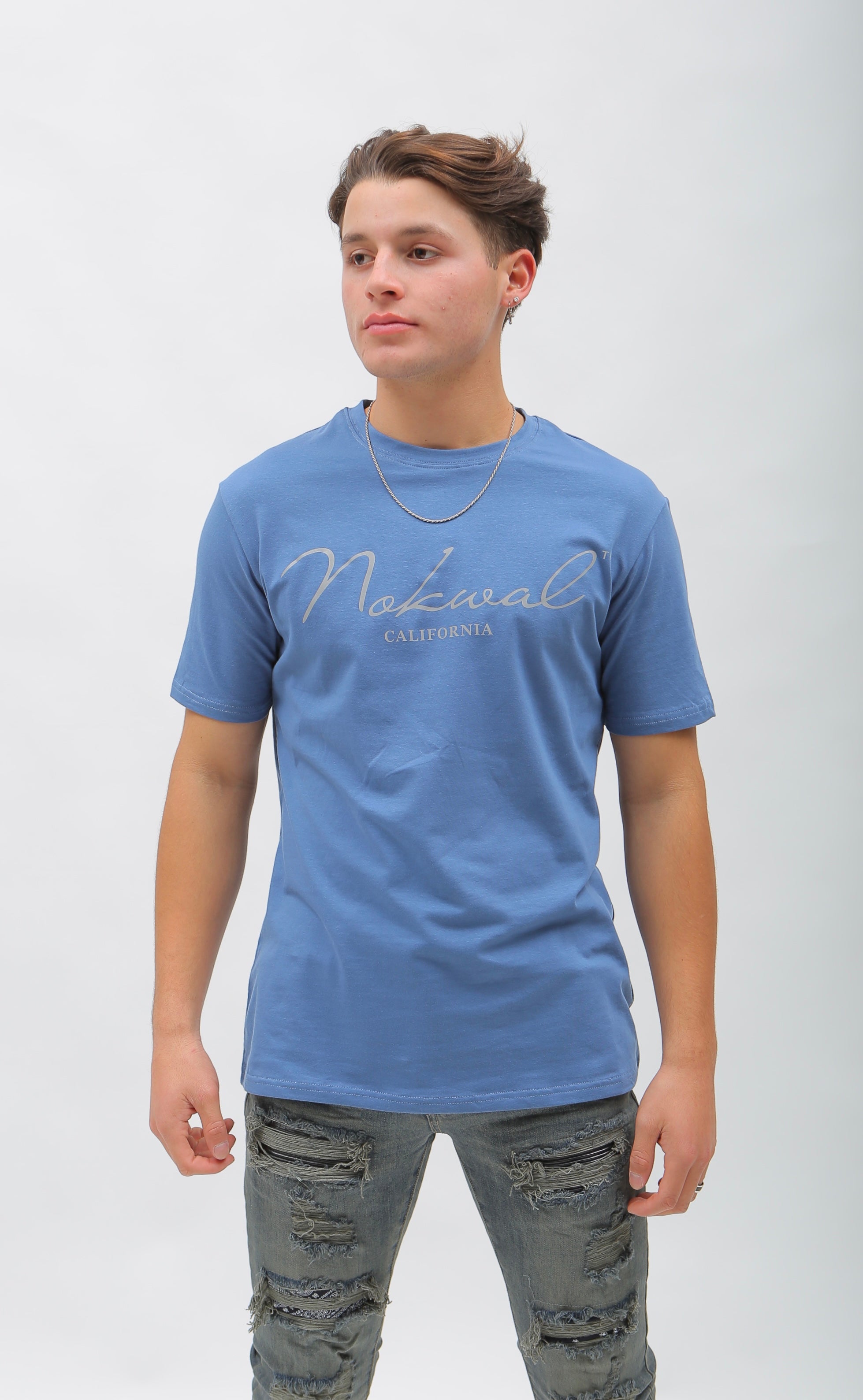 Reflective 3M Signature Blue T Shirt