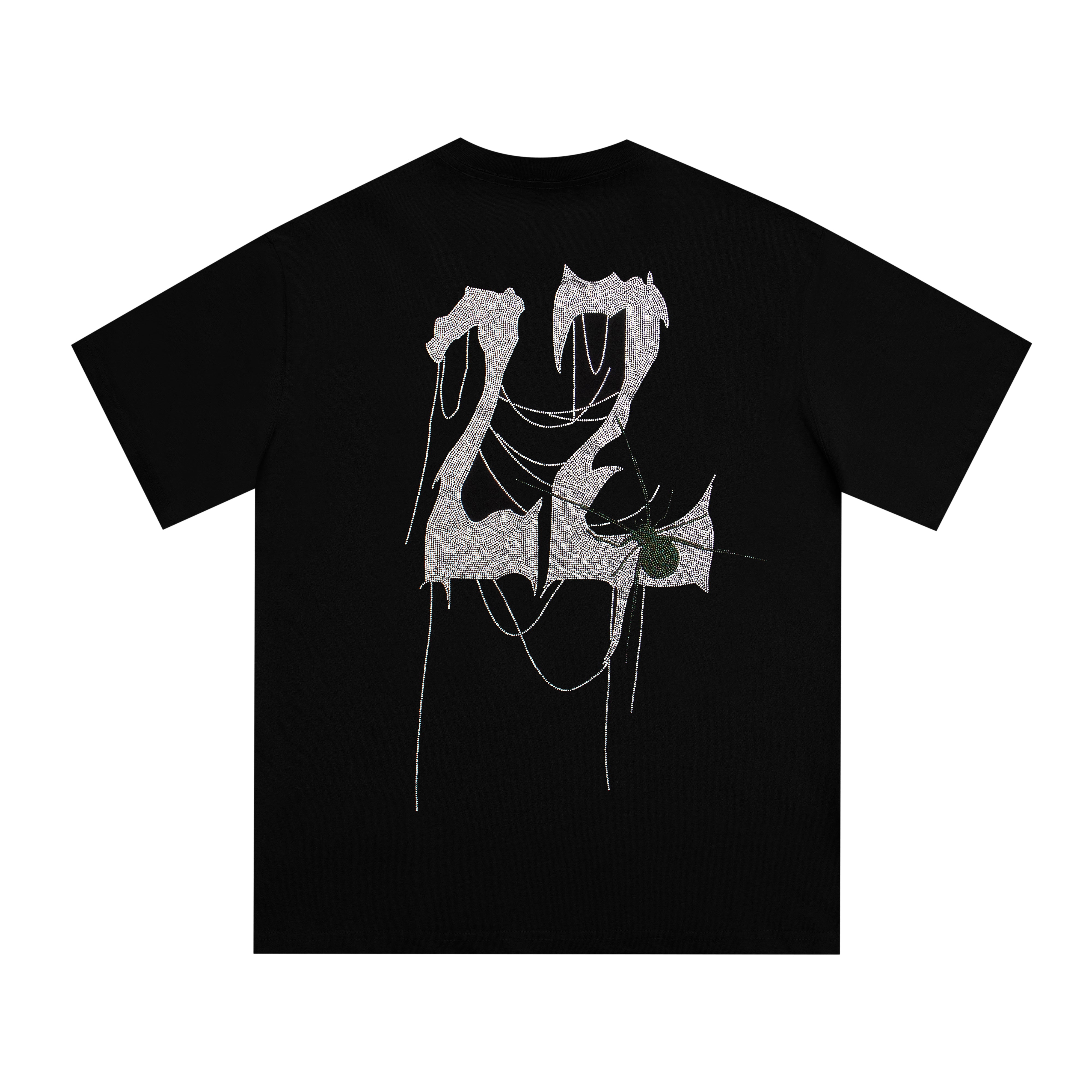 “22” Oversize NOKWAL FOREVER Diamond T-Shirt - Black