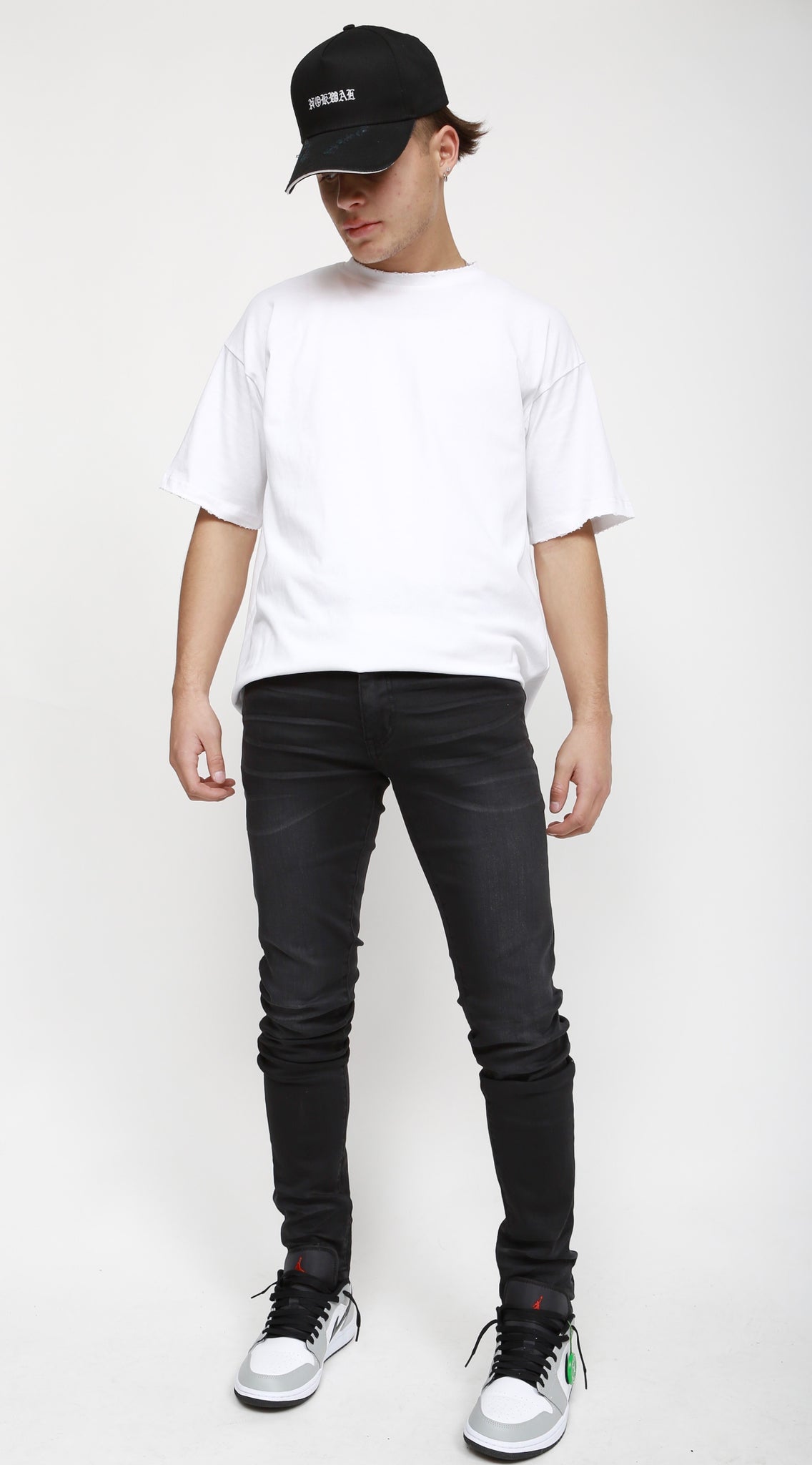 Drop Shoulder T-Shirt - White