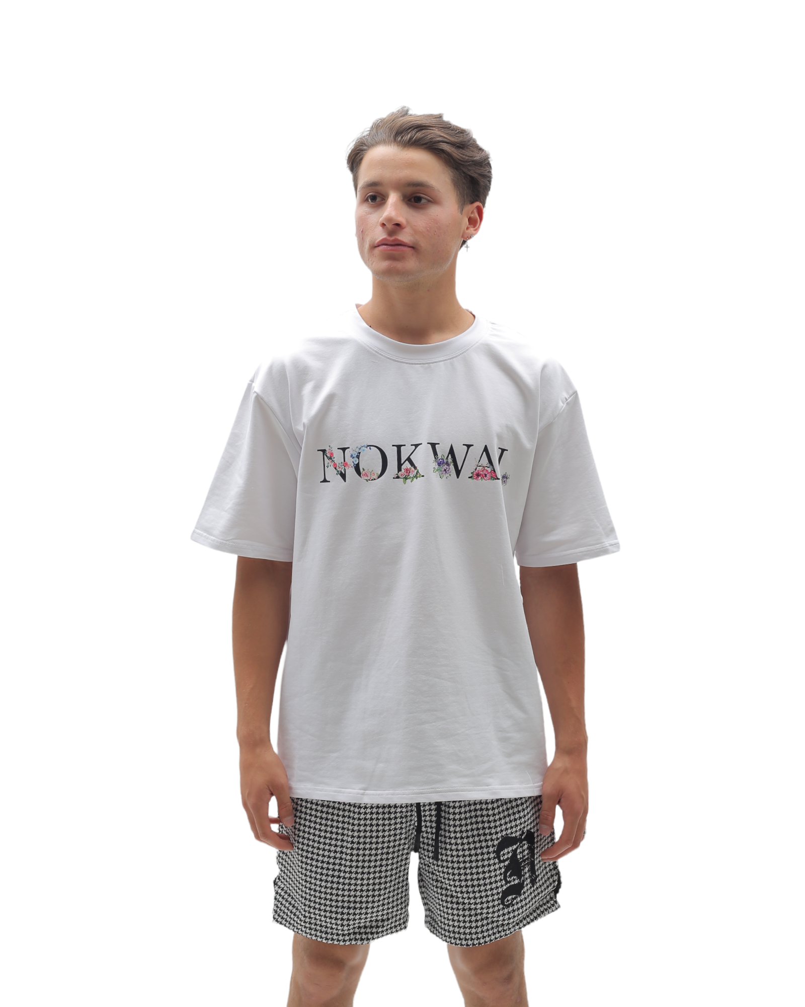 Flower Nokwal Logo T Shirt - White
