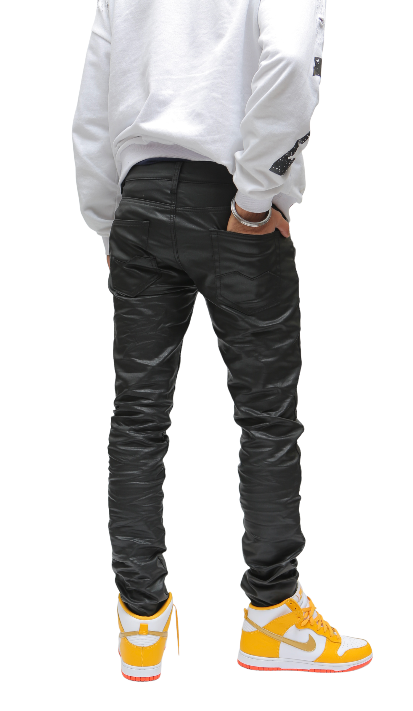 Black Waxed Denim