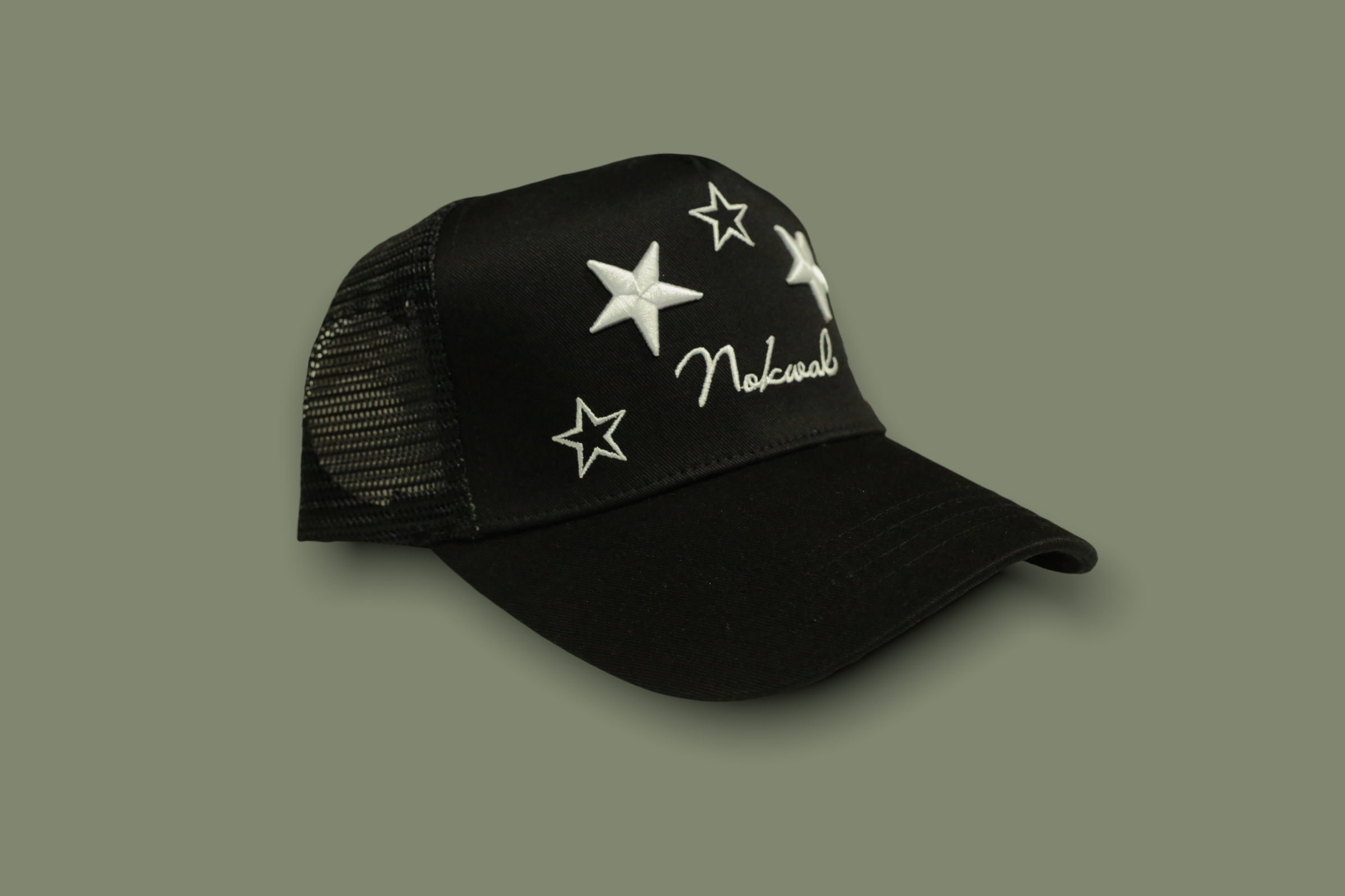 5 Star Trucker Hat - Black