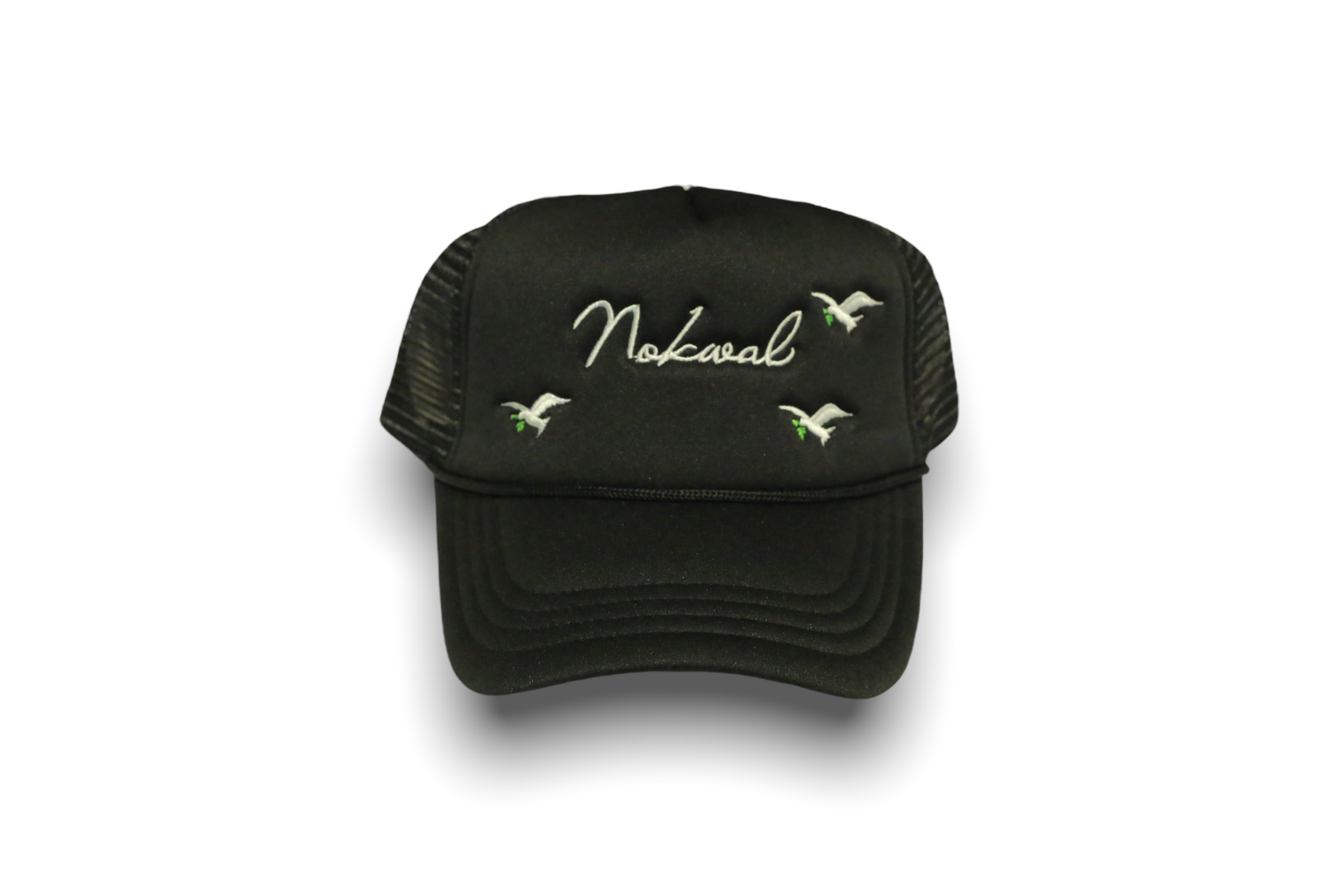 Nokwal Signature Black Foam Trucker Hat